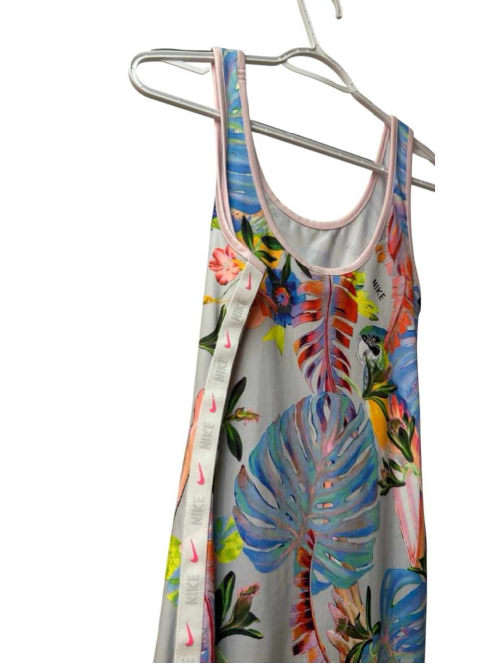 NIKE Tropical Outdoor Activewear Tank Dress Womens Small Golf, Walking, Fishing - Picture 8 of 17